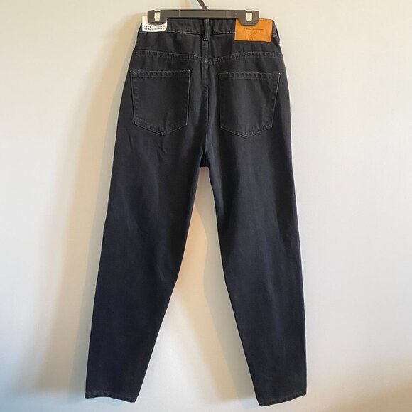 ZARA Mom Fit Black Jeans Trafaluc Denim - Picture 3 of 9